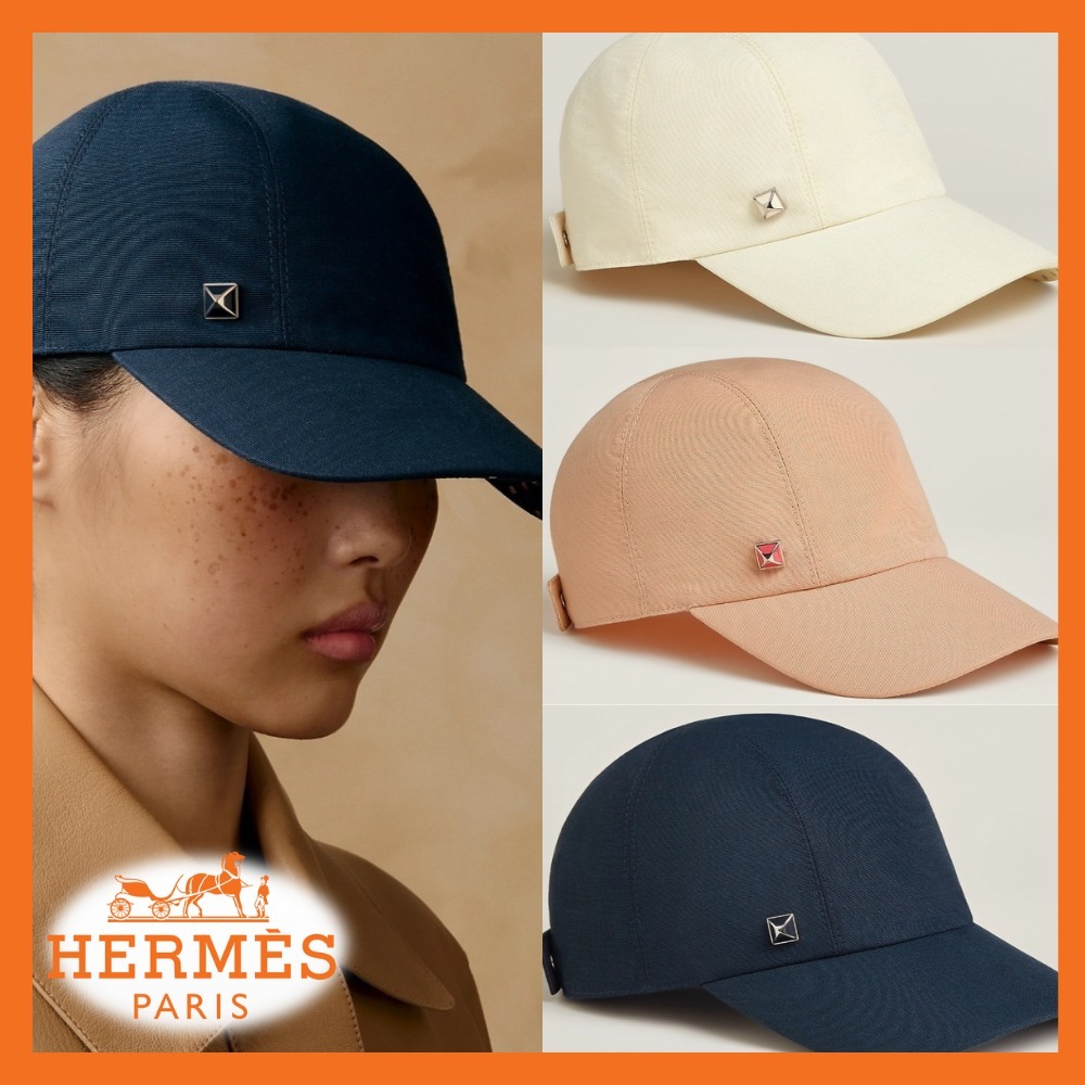 カジュアル♡【HERMES】《Davis Pois Medor》キャップ