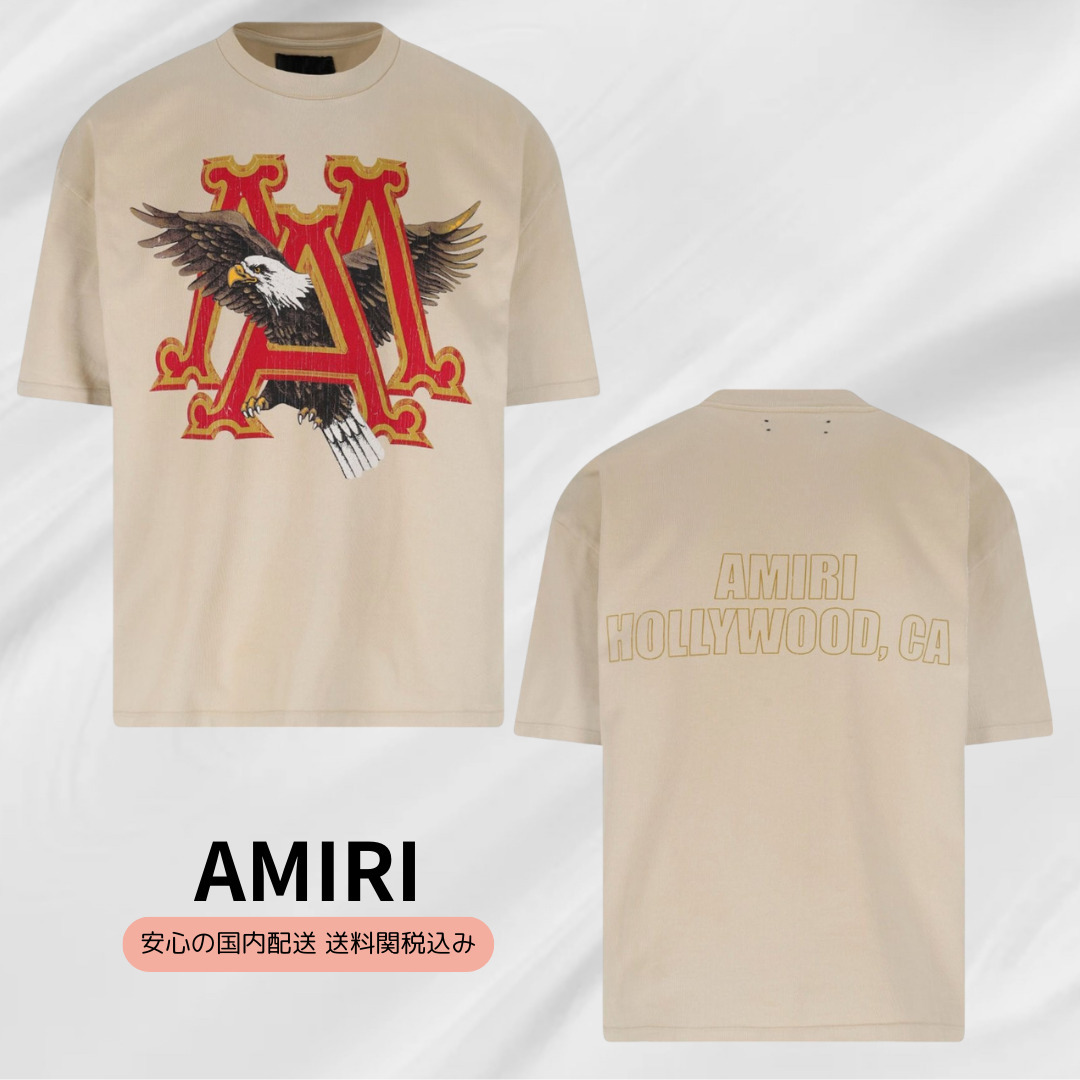 AMIRI Vintage MA Eagle Tシャツ ベージュ
