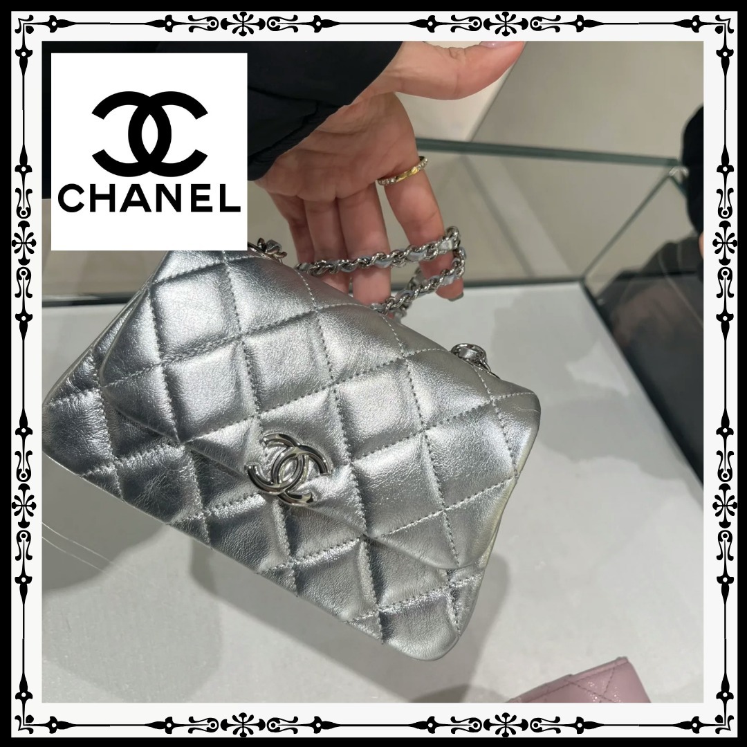 エレガントさ満点♡【CHANEL】チェーンクラッチバッグ