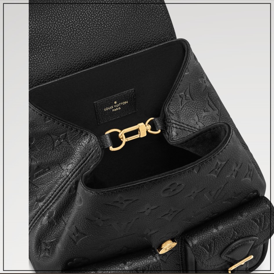 《かわいい》LV バックアップ リュック ブラック