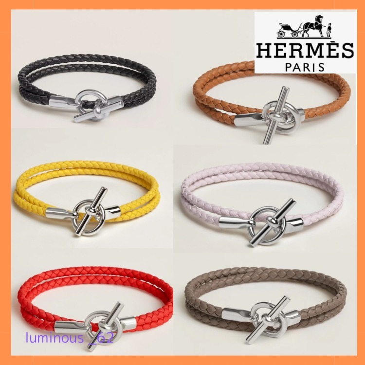 *HERMES* エルメス ブレスレット レザー