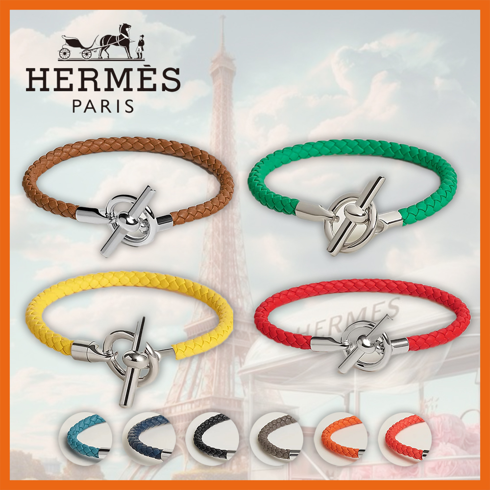 【豊富カラーバリエーション】 HERMES グレナンHブレスレット