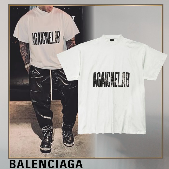 Balenciaga◆ヴィンテージ*反転ロゴ*アートTシャツ*Agaicnelab