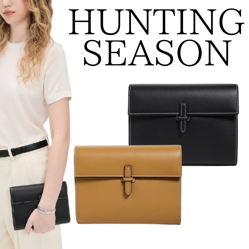 【Hunting Season】Small Soft Clutch in Nappa
