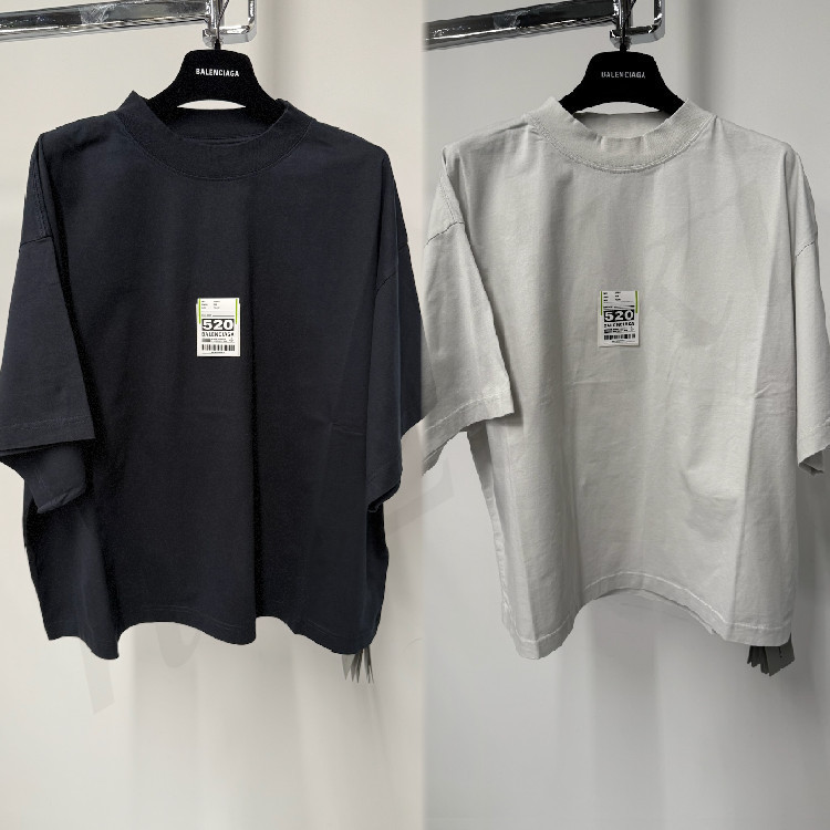 【送料込 BALENCIAGA★Airport Tag クロップドTシャツ