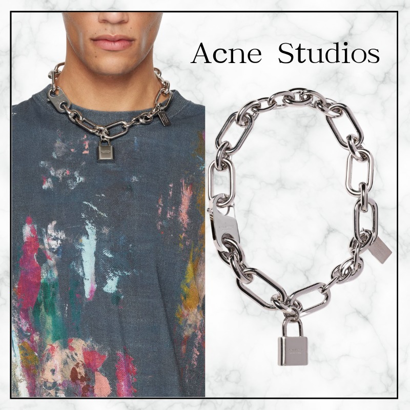 【Acne Studios】Padlockチェーンネックレス