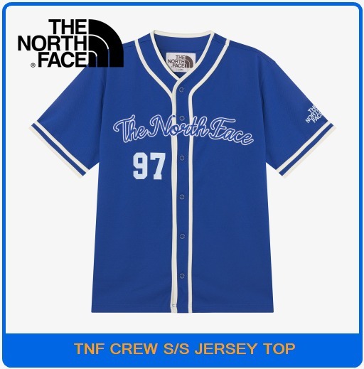 【THE NOTRH FACE】 TNF CREW S/S JERSEY TOP‐BLUE