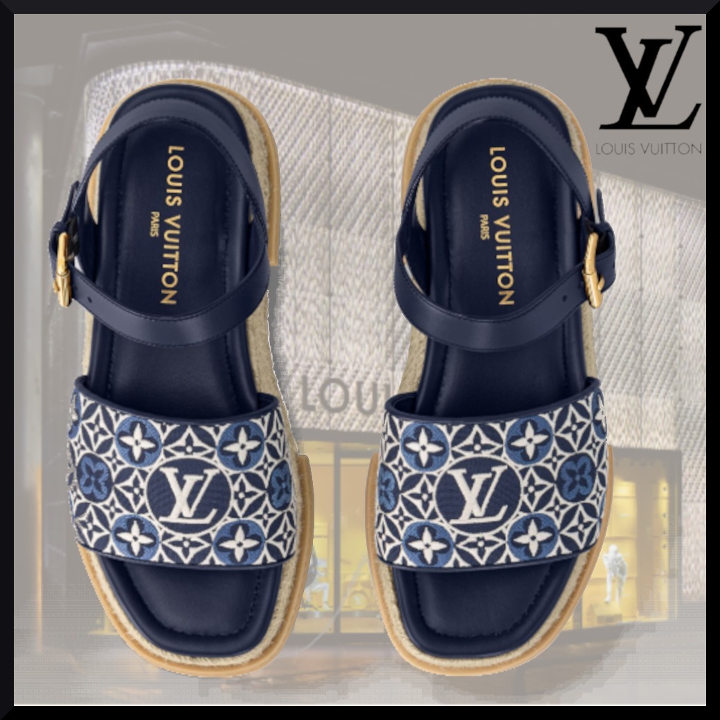 【快適・スタイルアップ】Louis Vuitton マヤエスパドリーユ