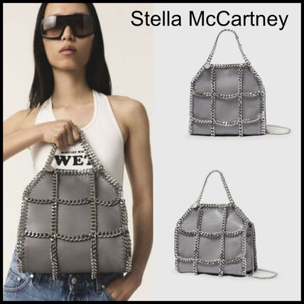 Stella Mccartney★ ファラベラチェーンケージミニトートバッグ Stella Mccartney☆ ファラベラチェーンケージミニトートバッグ