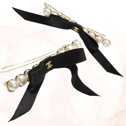 【最強の組合せ】CHANEL 春夏プレコレ パールxリボン バレッタ