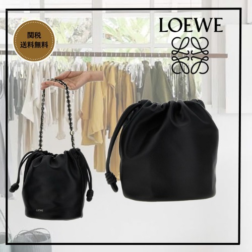 LOEWE フラメンコパース バケットバッグ メローナパラム