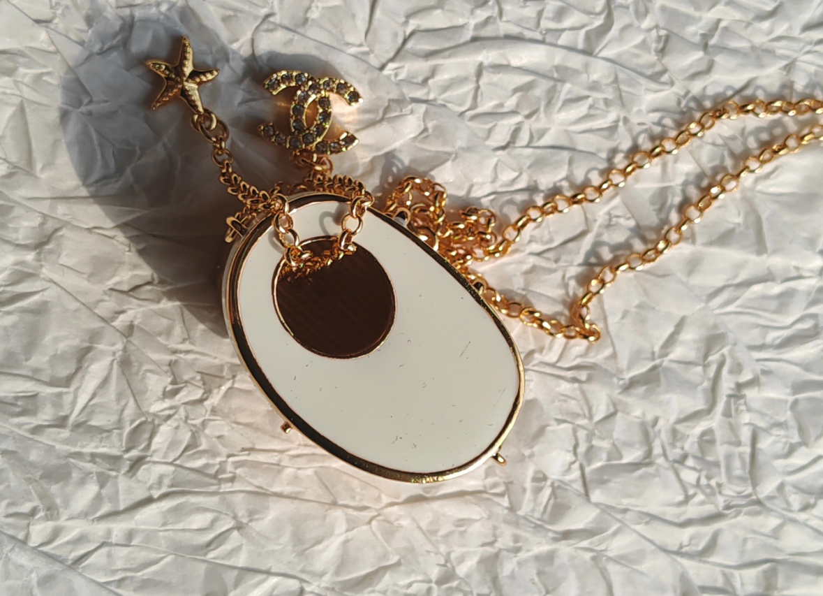 《CHANEL》ロング ペンダント ネックレス 24/25C ゴールド