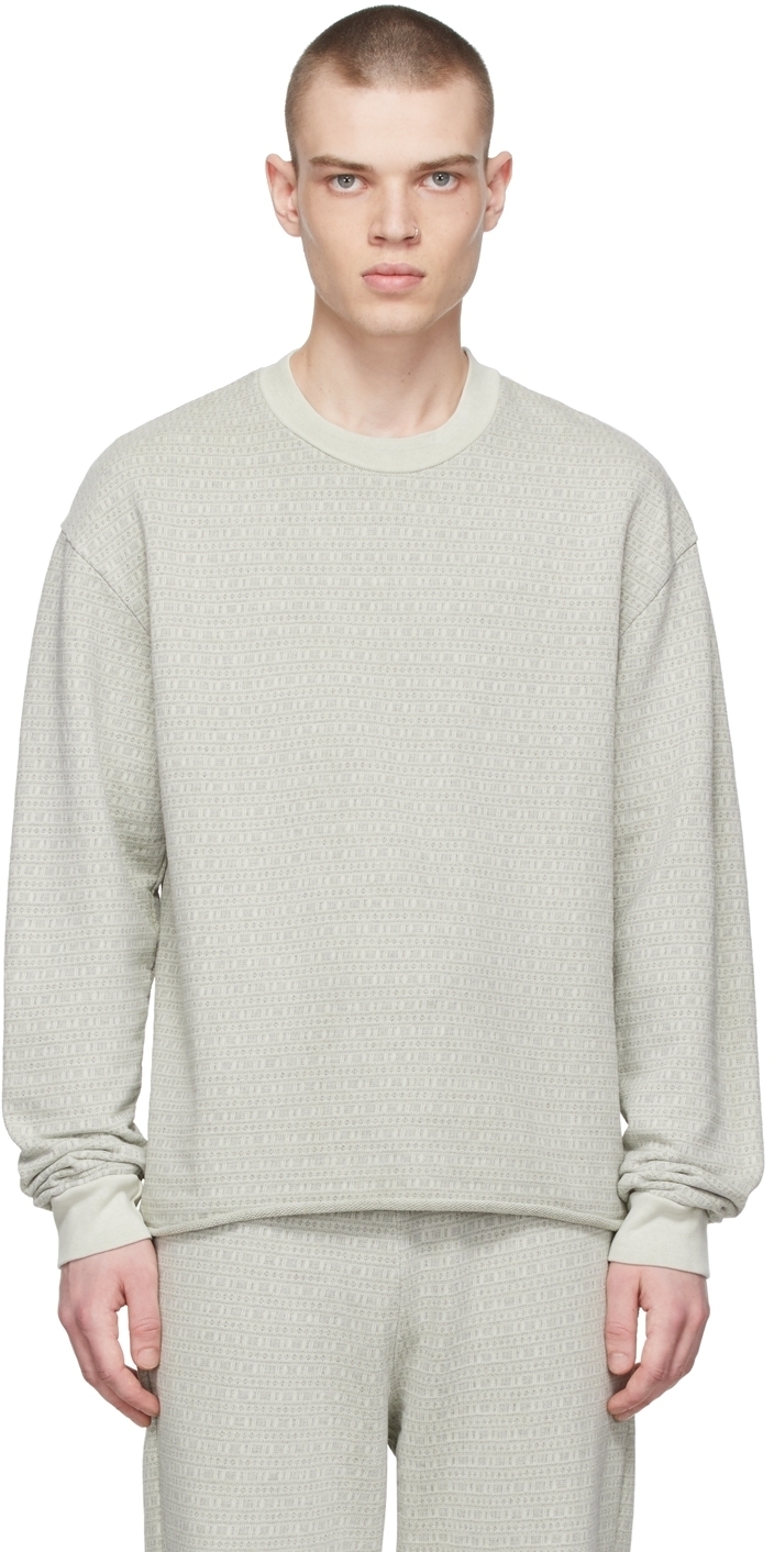 【関税込み】John Elliott ベージュ コットン スウェットシャツ