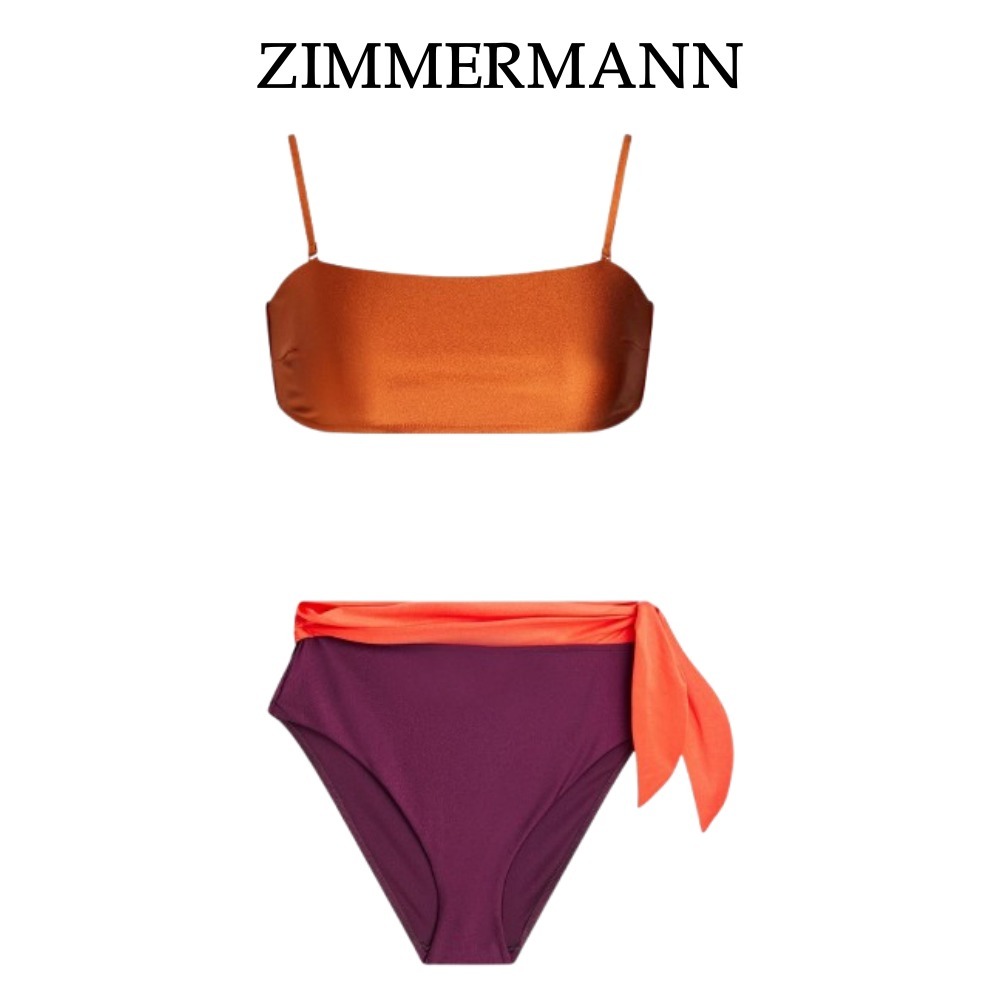 【ZIMMERMANN】ビキニ カラーブロック
