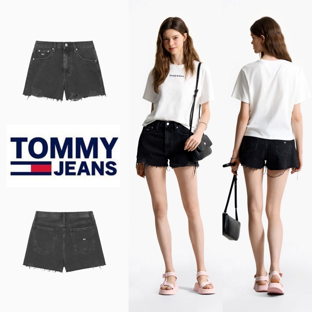 ★ JEANS★ ブラック デニムショートパンツ
