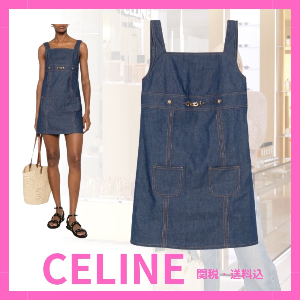 新作☆【CELINE】エンパイアミニドレス