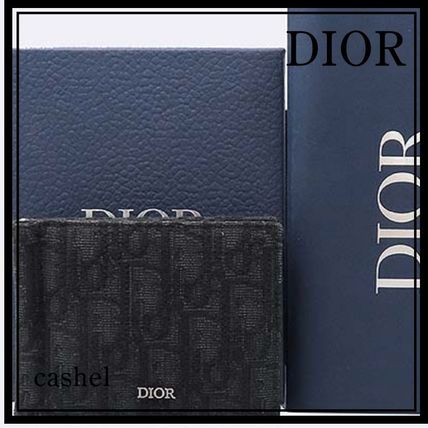 【コンソメスープ】Dior オブリーク 財布 マネークリップ ジャガード コンソメスープ様専用】Dior オブリーク 財布 マネークリップ