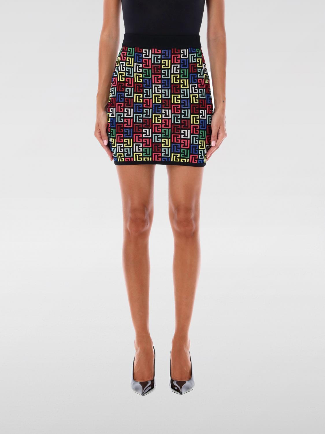 スカート BALMAIN Woman Skirt Multicolor DF1LB004KG80 AAA
