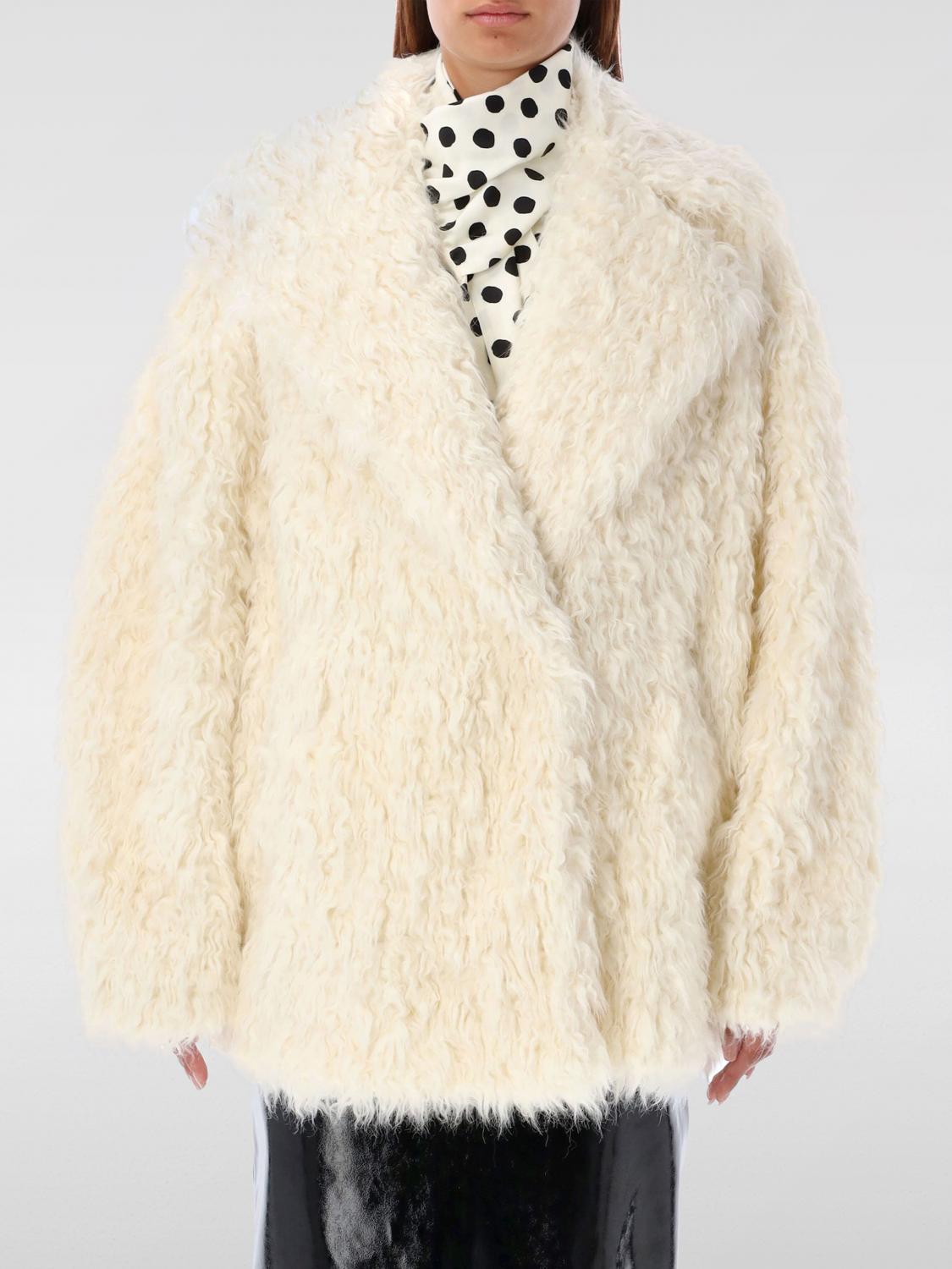 アウターその他 MSGM Woman Fur coats White 3742MDC17247808 02