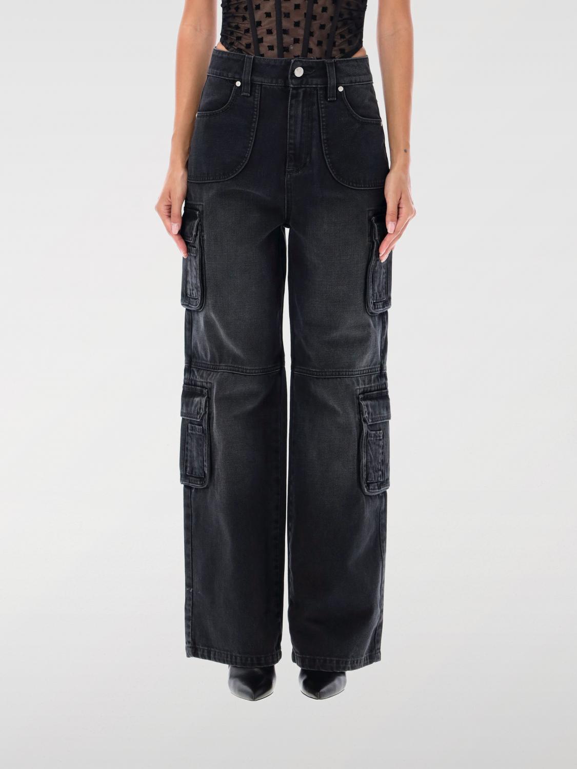デニム・ジーパン MISBHV Woman Jeans Black 241W300 WASHEDBLACK