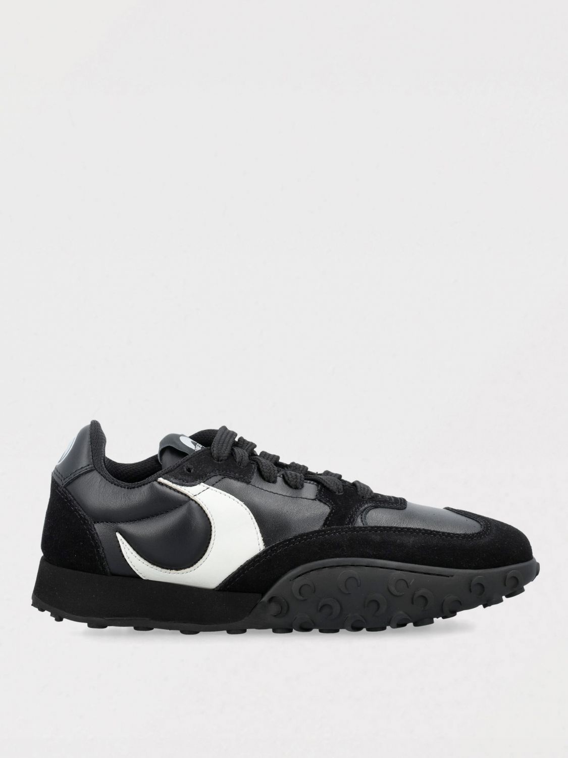 スニーカー MARINE SERRE Men Sneakers Black MFW007ACLEA0009 BK99