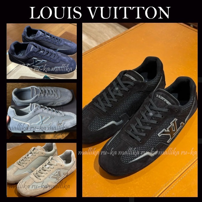 スエードが上品☆【LOUIS VUITTON】LV ラリー スニーカー