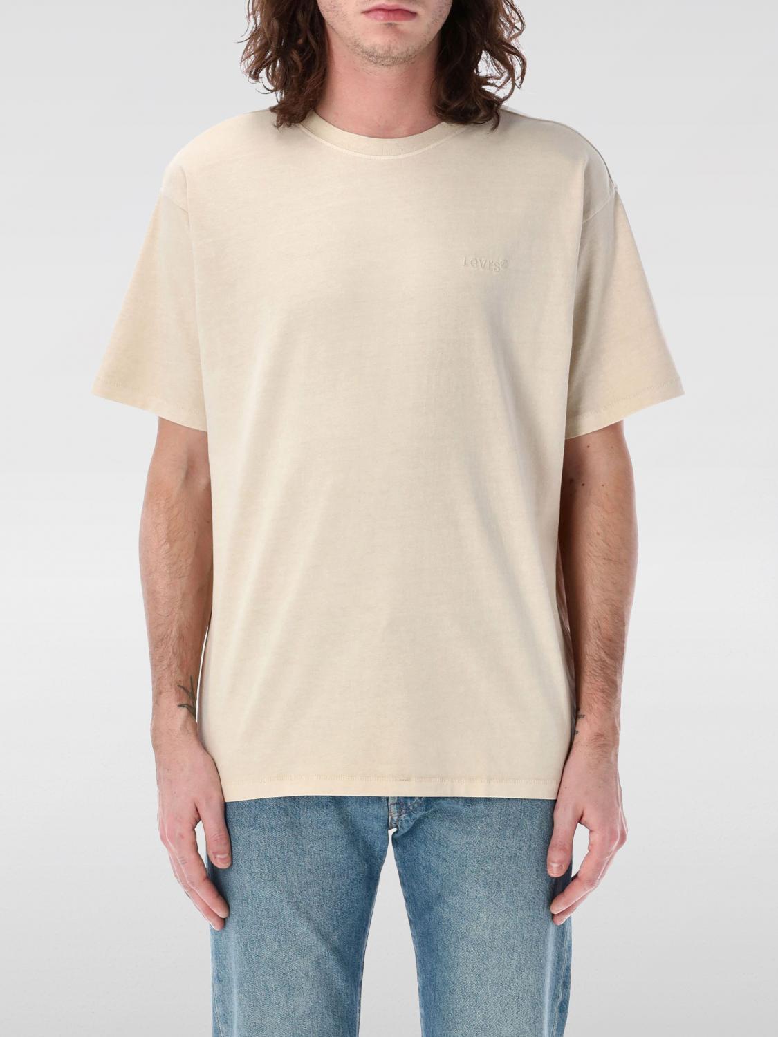 Tシャツ・カットソー LEVI'S Men T-shirt Beige A0637 0093