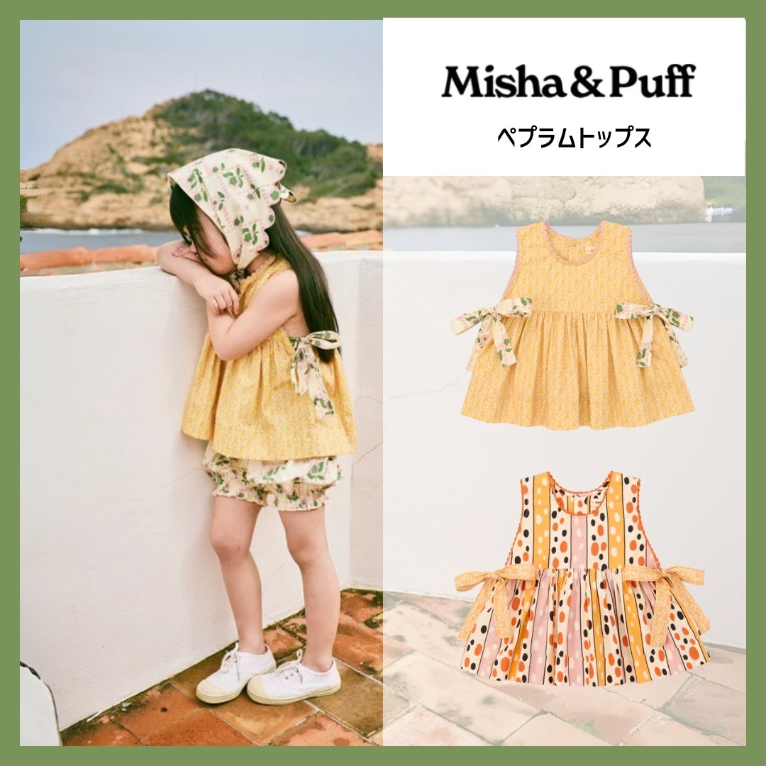 【SNSで話題】misha and puff*ペプラムトップス【日本未入荷】