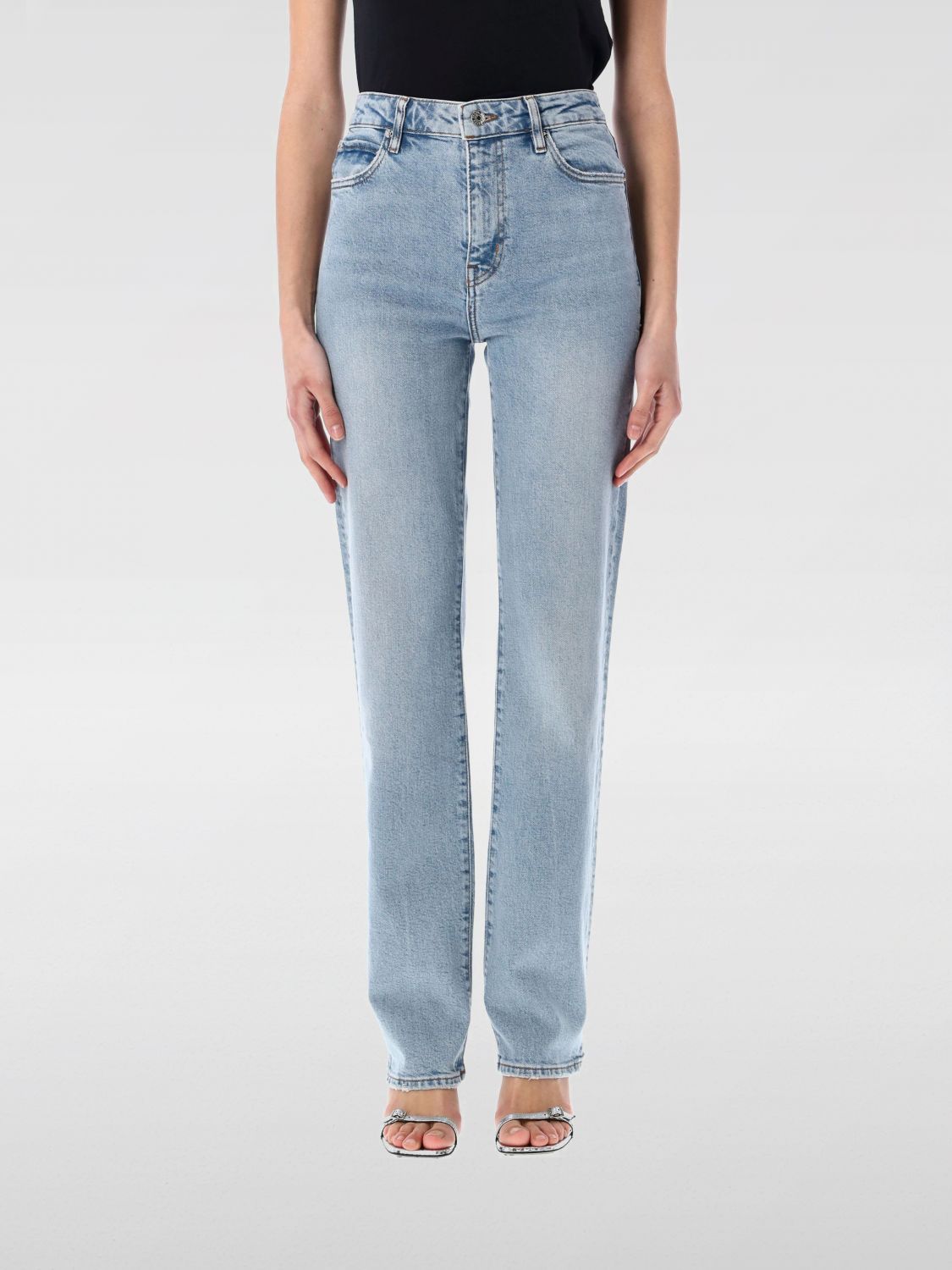 デニム・ジーパン FRAME Woman Jeans Denim 1002889 DLLY
