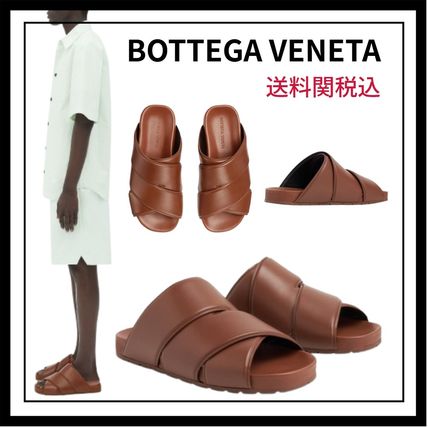 Bottega Venata Rana アーモンドトゥ ミュール サンダル ミュールサンダル BOTTEGA VENETA(ボッテガヴェネタ) - 海外通販