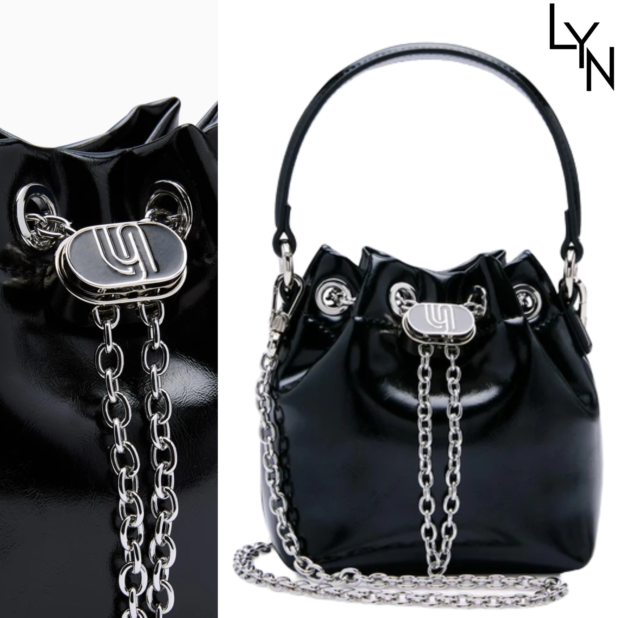 LYN Bijoux Infinite 2WAY チェーン ミニバケットバッグ