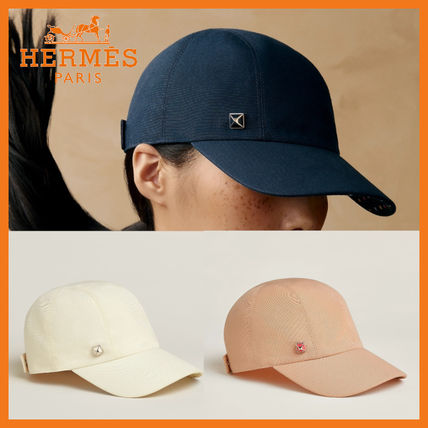 オレンジ系 HERMES(エルメス) キャップ(レディース) - 海外通販