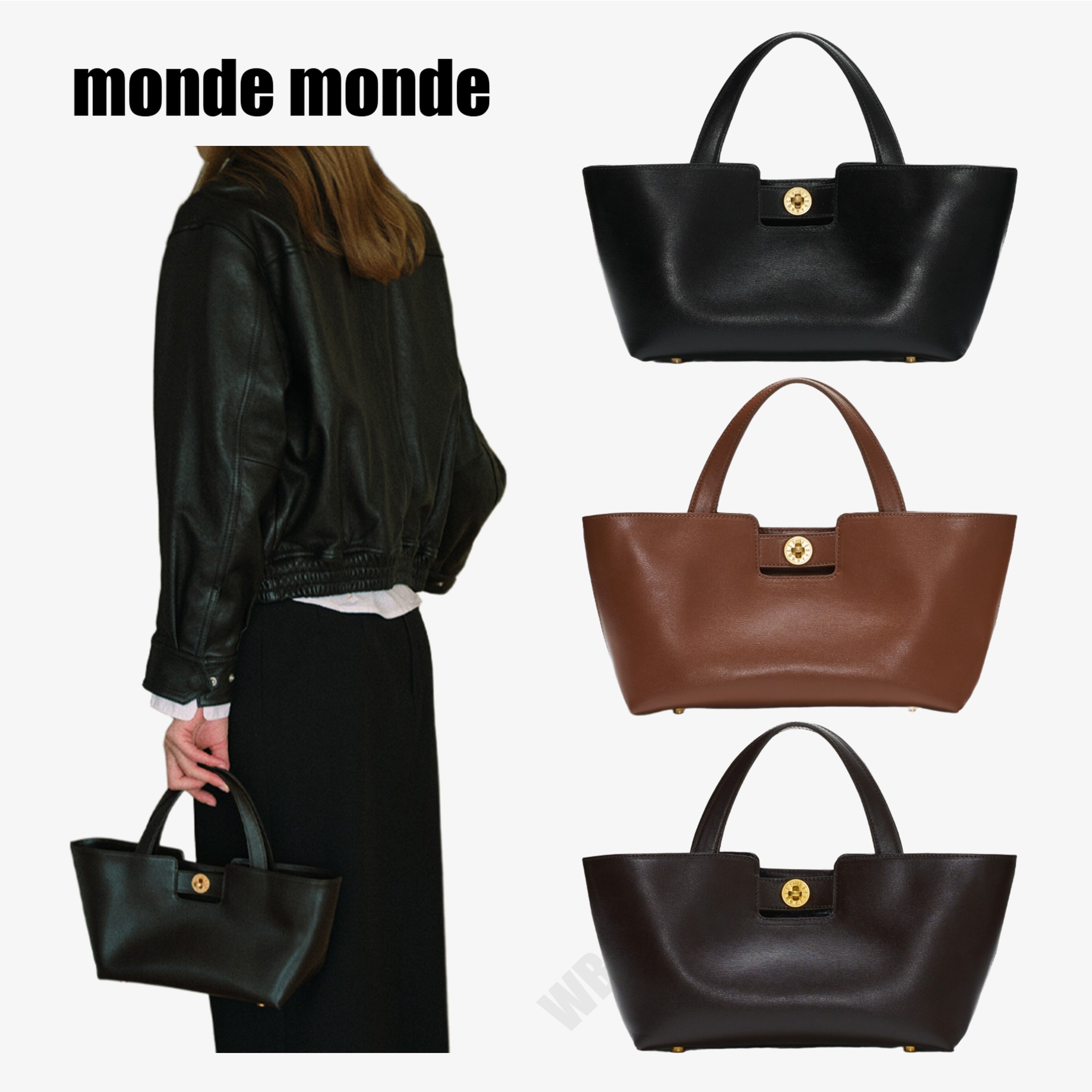 [monde monde] monde time tote bag small ☆送料込☆