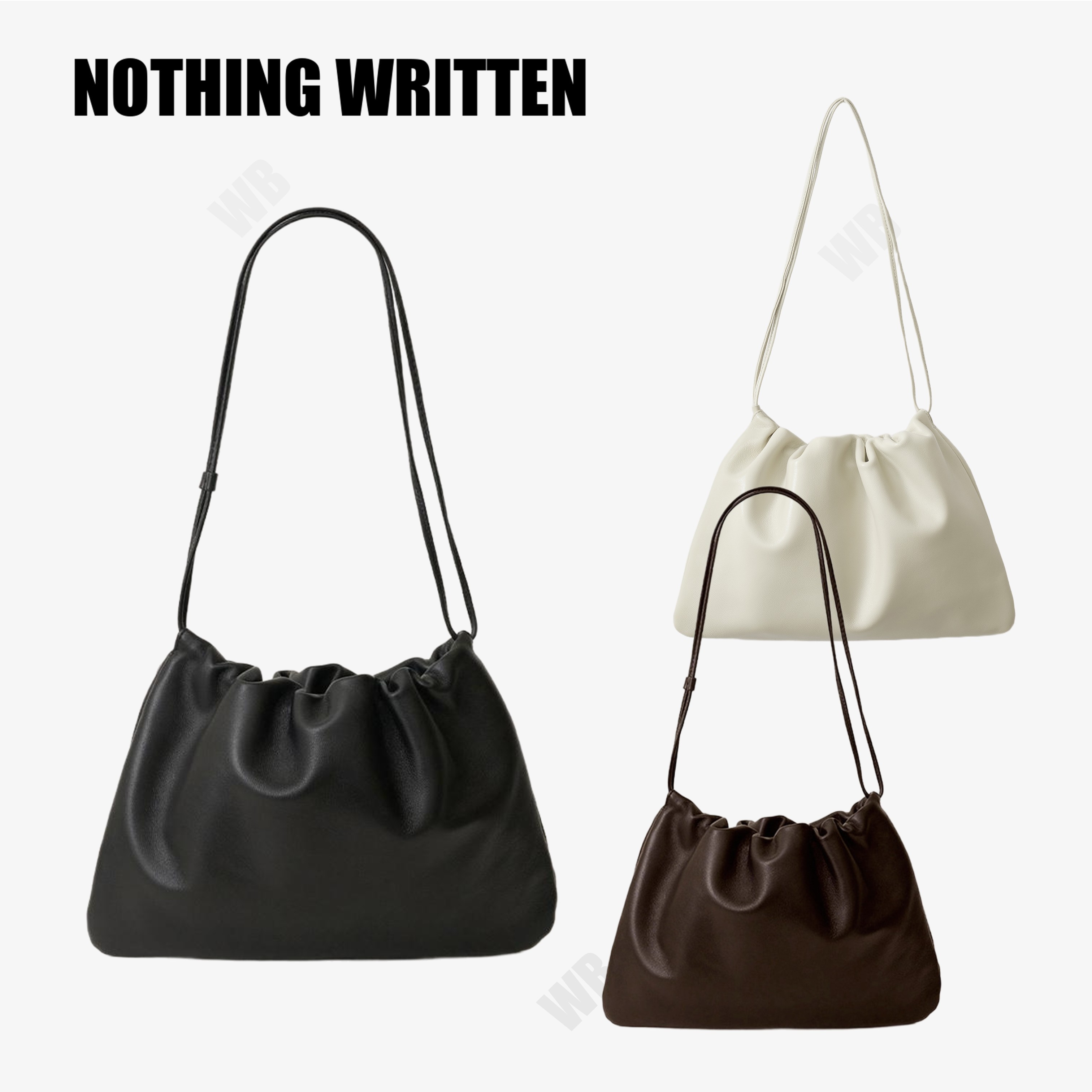 [NOTHING WRITTEN] Nella strap large bag ☆送料込☆