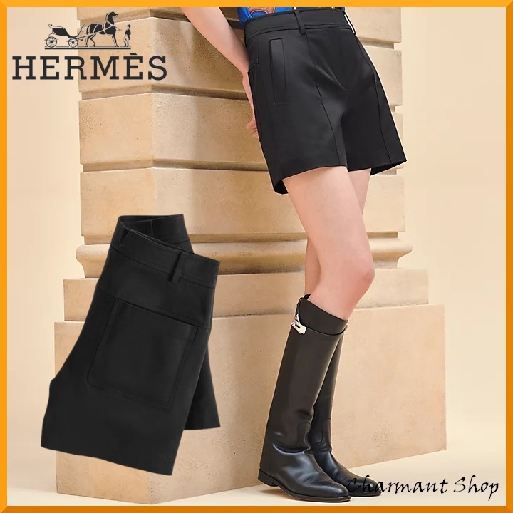 【HERMES】☆シンプルデザインで合わせやすい☆\tショートパンツ