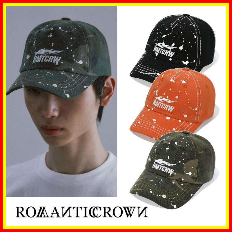 [ROMANTIC CROWN] SPLASH PAINTING BALL CAP /追跡付