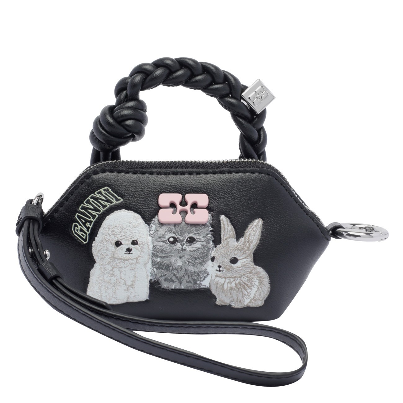 ハンドバッグ GANNI NANO BOU ANIMALS HANDBAG