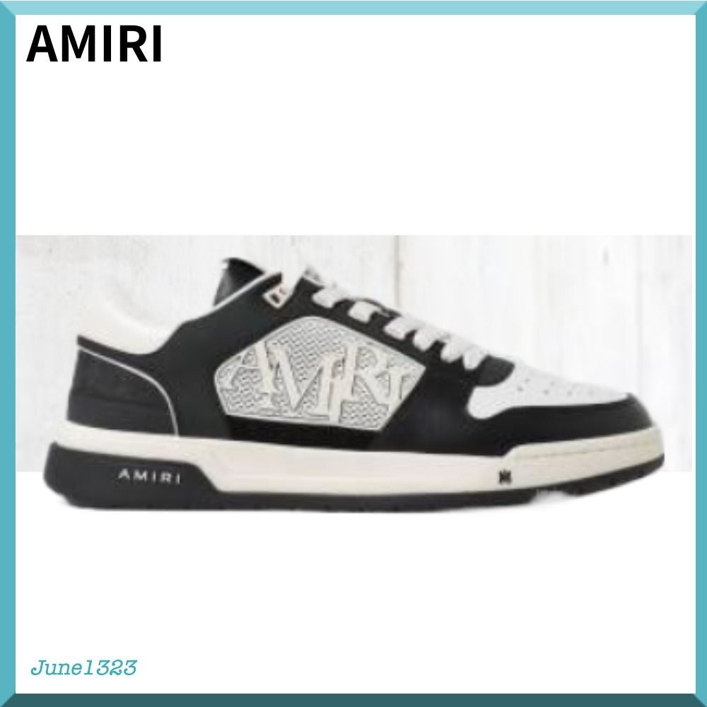 国内配送【AMIRI】Ma Quad Debossed Classic Low Sneakers