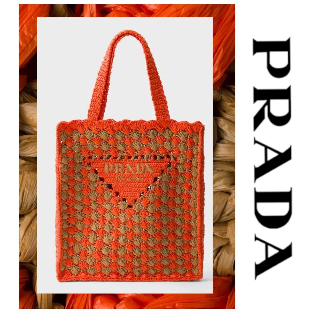注目の新作♪【PRADA】クロシェ トートバック