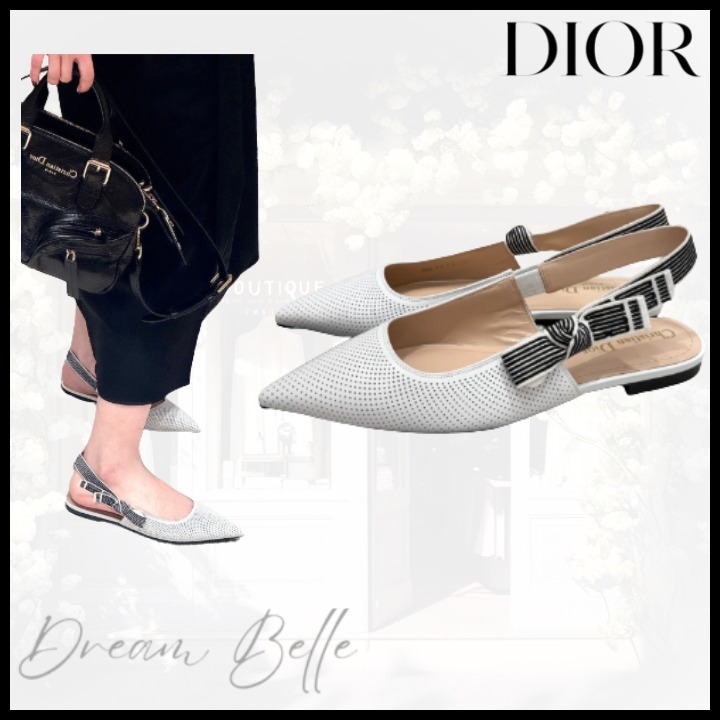 【新作♡残り僅か】Dior スリングバックフラットシューズ