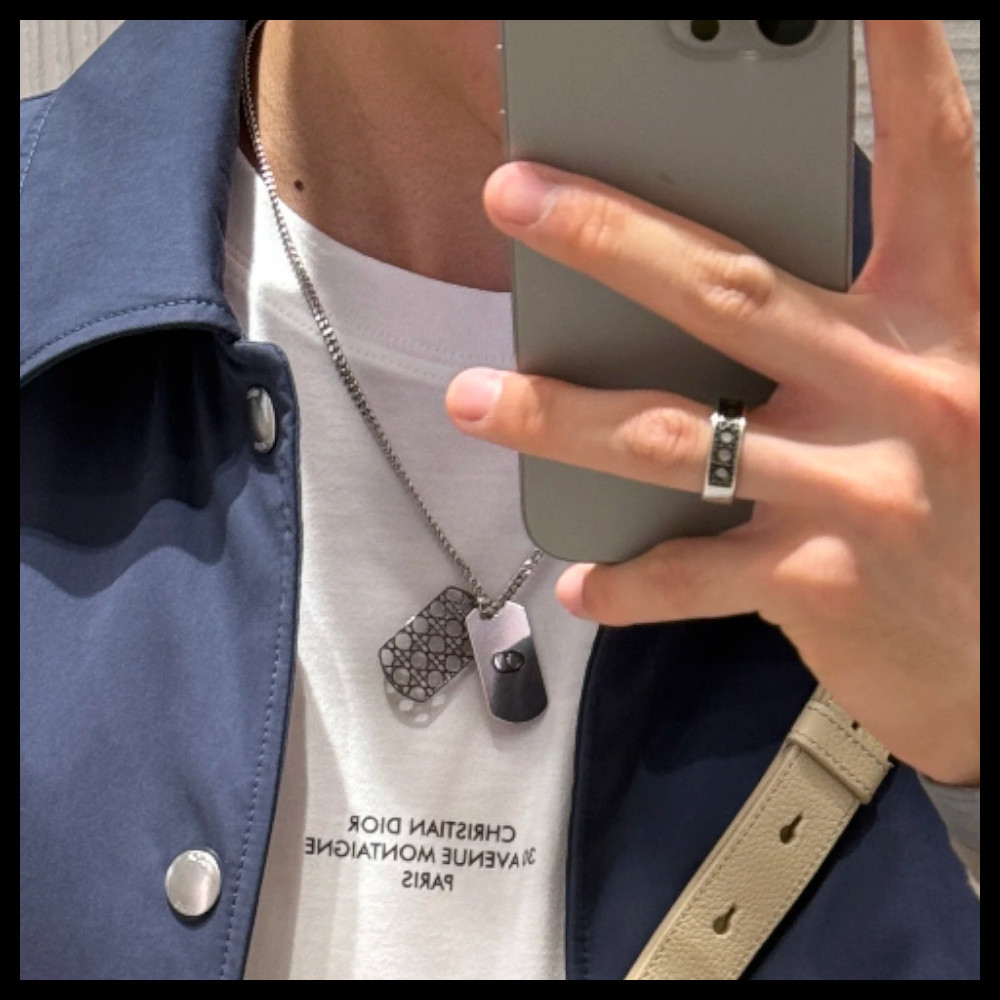 【洗練された大人の魅力】Dior★プレートペンダント ネックレス