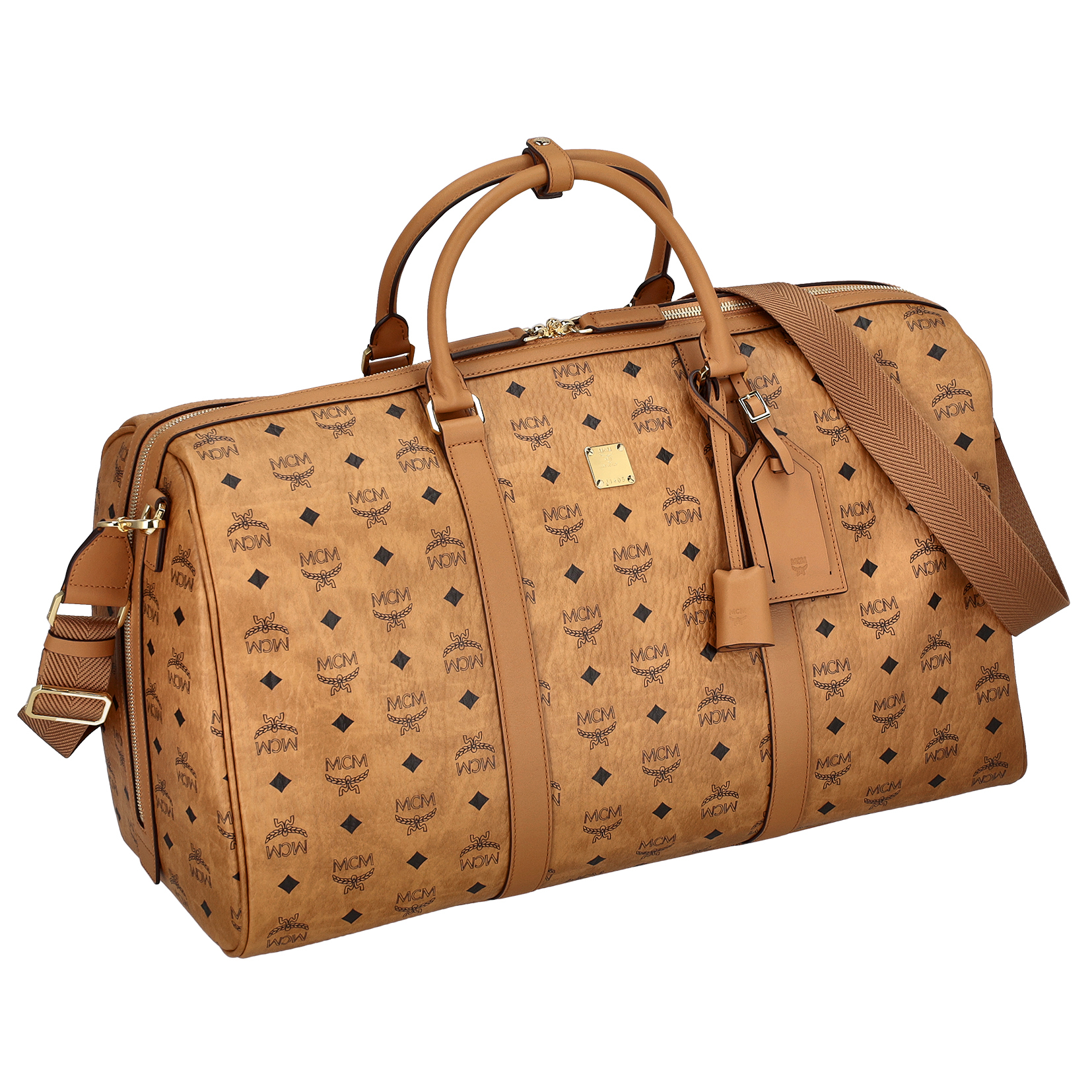 エムシーエム MCM バッグ ボストンバッグ COGNAC ブラウン