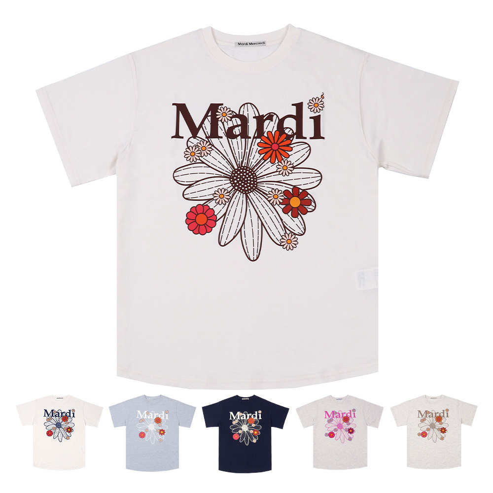 MARDI MERCREDI Tシャツ TSHIRT FLOWERMARDI BLOSSOM 半袖 韓国