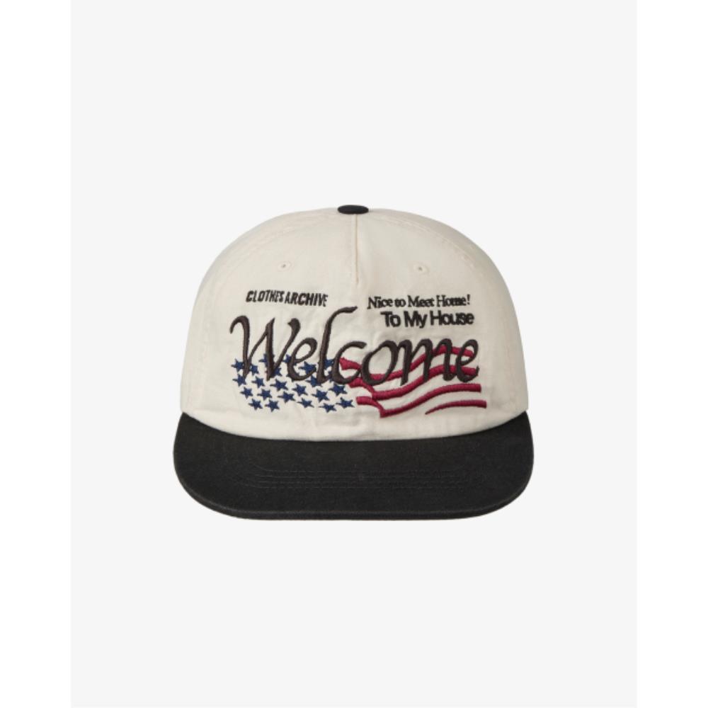 ★AEAE★ WELCOME WASHED CAP ECRU
