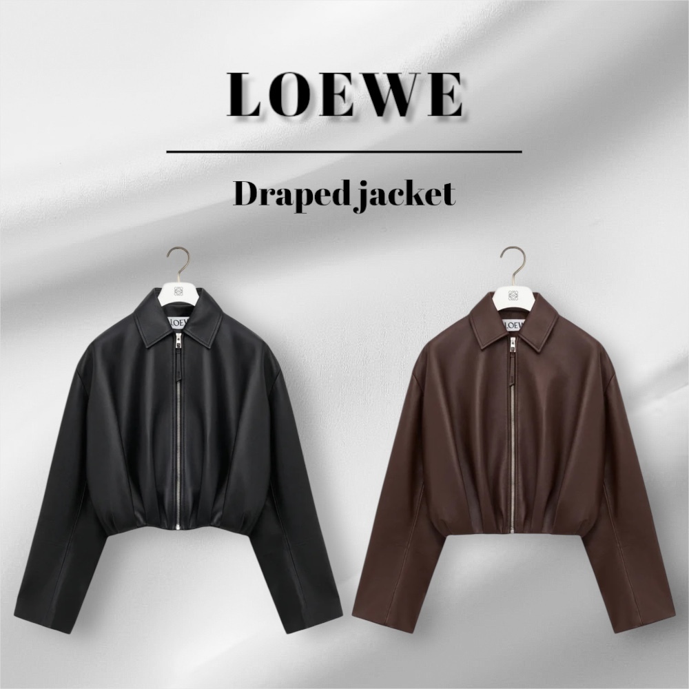 LOEWE＊Draped jacket バルーンシルエット ジャケット＊送料込
