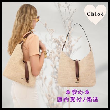 Chloe シャイニーレザー製スモールMarcieホーボーバッグ Chloé グレインレザー製Marcieスモールホーボーバッグ のピンク