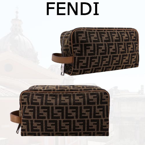 FENDI フェンディ レディース FFジャカード ビューティーケース