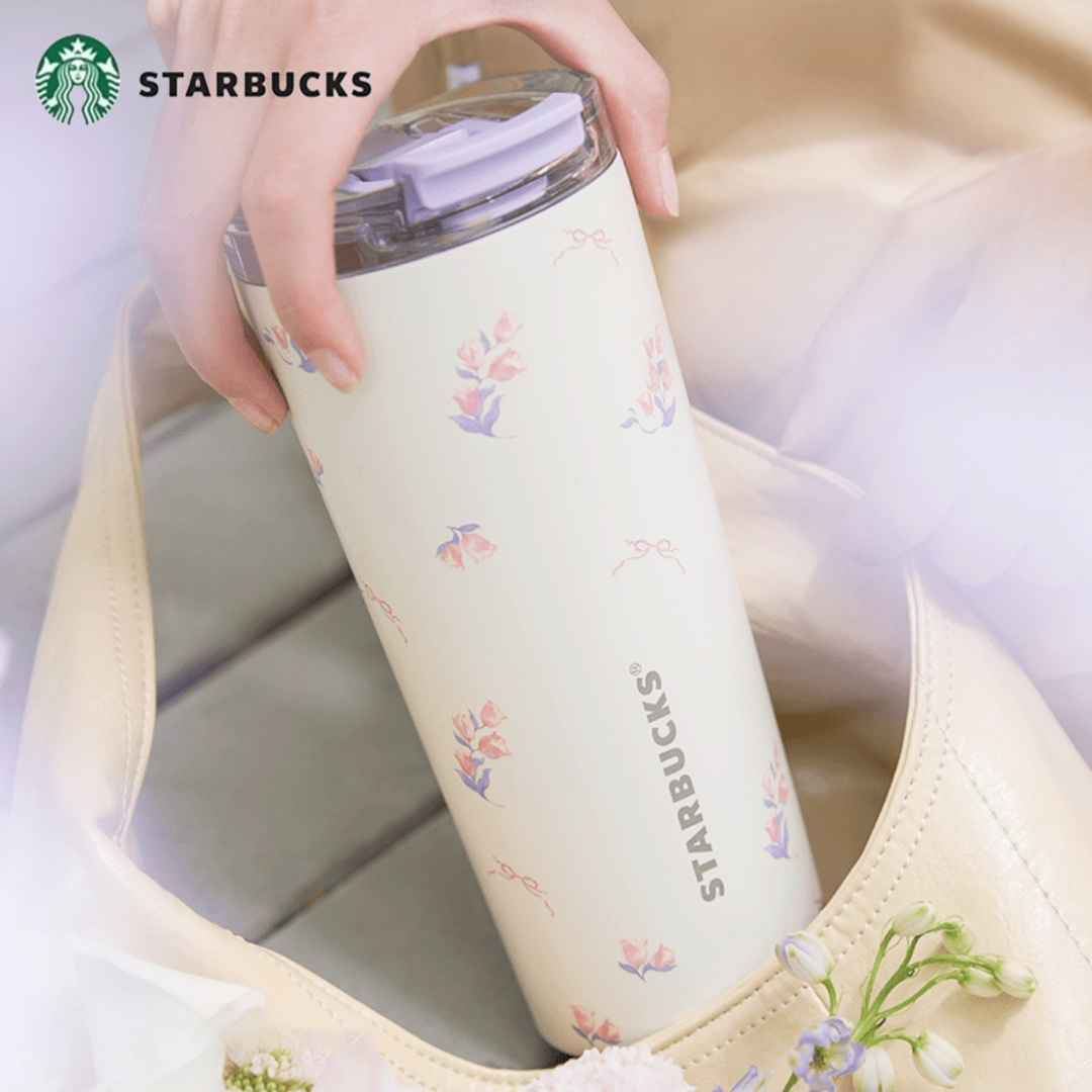 中国Starbucks★Garden Sequence 容量680ml ステンレスカップ
