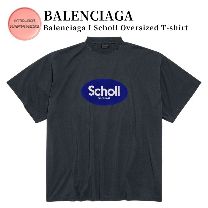 【バレンシアガ】Balenciaga I Scholl オーバーサイズ Tシャツ
