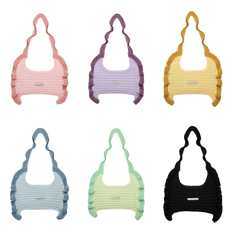 PLEATS MAMA☆Ruffle Shoulder Bag